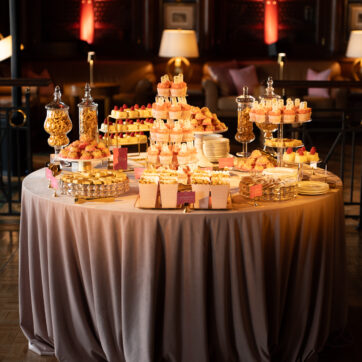Kayali event snack table